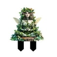 thumbnail image 2 of Bohemian Style Acrylic Garden Stake Decoration, Outdoor Decor with Fairies and Hummingbirds Design, Whimsical Yard Insert for Flower Beds, Walkways, and Patio Enhancements, 2 of 5