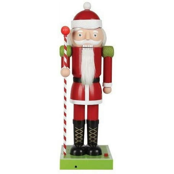 Santa's Holiday Nutcracker Animated, 16" High