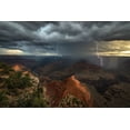 thumbnail image 2 of W Dodson, John 24x17 White Modern Wood Framed Museum Art Print Titled - Mohave Point Thunderstorm, 2 of 4