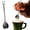 Black, variant on FXMLRLK 1 Piece Heart Shaped Spoon Stainless Steel Tea Flatware, 5.67 Inch Coffee Sugar Spoon Ice Cream Cake Dessert Stirring for Home, Restaurant and Valentine Present, Silver