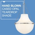 thumbnail image 4 of 46897PN Hinkley Lighting Collins - 12W 1 LED Medium Pendant-20.25 Inch Tall and 15 Inch Wide, 4 of 10
