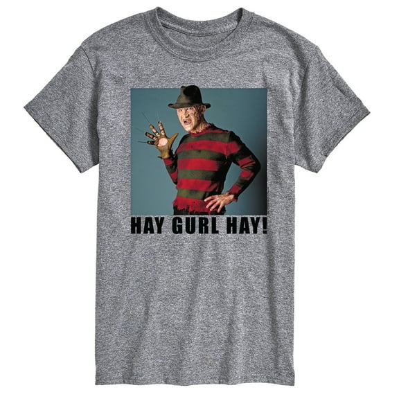 Nightmare On Elm Street - Hay Gurl Hay - Freddy Krueger - Men's Short Sleeve Graphic T-Shirt