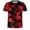 Red, variant on Mens Graphic Tees Summer Trend Graffiti Painting 3D Digital Printed Short Sleeve Crew Neck Loose Custom Casual Mens Tees L