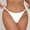 White, variant on Baqcunre Swim Suits for Women 2024, Swimsuit Leggings Women's Bikini Anti Slip Briefs Thong Swimming Trunks, Bikini Sets for Women, High Waisted Bikini Sets for Women Beige One Size