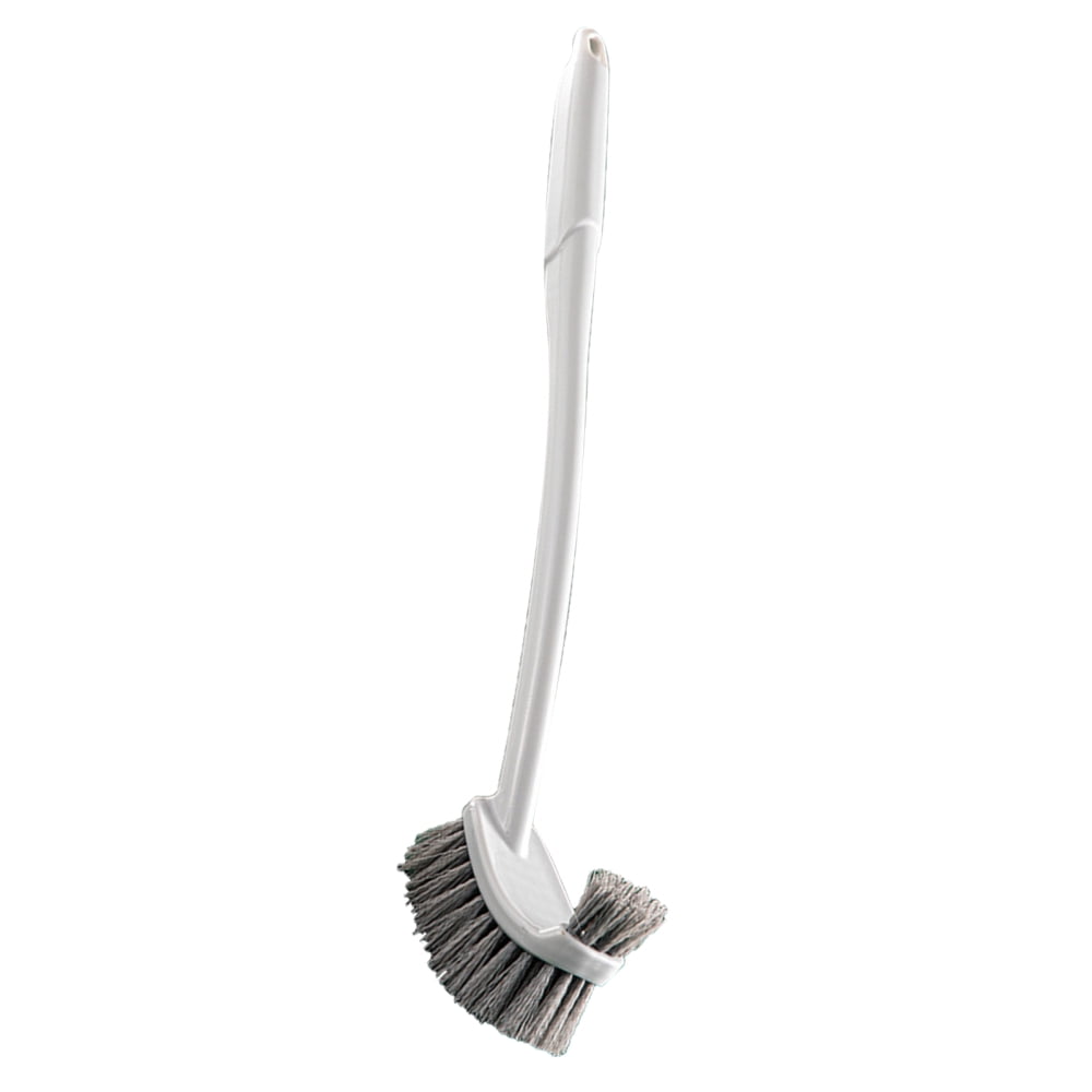Long Handle Toilet Brush Angled Cleaner Toilet Brush for Floor Bathroom Toilet Cleaning Milky