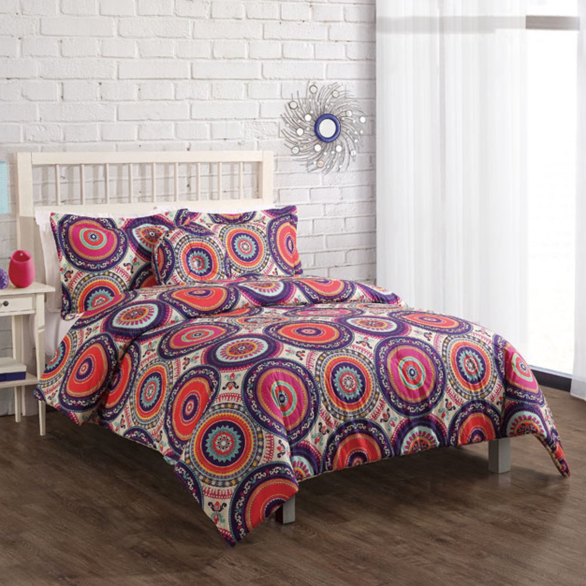 Nina Boho Bedding Comforter Set Orange Walmart Com