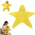 thumbnail image 4 of Faraee Funny Crochet Star Baby Sleep Sack Side Button Open Onesie Bag Newborn Wearable Hooded Sleep Blanket for Photo Prop (25.59IN), 4 of 5