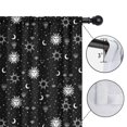thumbnail image 4 of Blackout Kids Curtains,Black Sun Moon Star Pattern Childrens Insulated Curtains Set Of 2,Bedroom Essentials,Toddler Room Decor 42x84in(106x213cm), 4 of 5