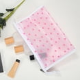 thumbnail image 4 of 1 Pc Women Durable Flower Cosmetic Bag for Vacation Outdoor Activities Rose Red EVA, 4 of 4