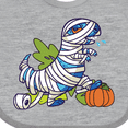 thumbnail image 4 of Inktastic Halloween Dinosaur Mummy Boys or Girls Baby Bib, 4 of 4