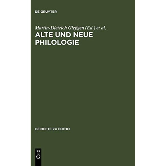 Alte und neue Philologie