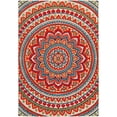 thumbnail image 1 of Central Oriental 1657.04.51EC 5 Pi 3 Po x 7 Pi Fontana Panyin Rectangle Zone Rug&44; Rouge & Crème, 1 of 1