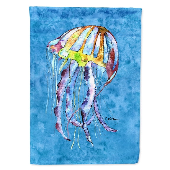Jellyfish Garden Flag