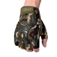 thumbnail image 3 of D-GROEE 1 Pair Fingerless Gloves Half Finger Hunting Shooting Cycling Motorcycle Hiking Climbing Driving Work Gloves, 3 of 6