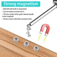 thumbnail image 4 of Screwdriver Ball End Hex Screwdriver Bits Set Metric Ball End Hex Key Screwdriver Bits Head Allen Hex Bit Compatible with Power Drills, 4 of 8