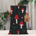 thumbnail image 5 of Pofeuu Amanita Mushroom Print Burlap Bags with Drawstrings Drawstring Gift Bags Pouch Bag for Thankgiving Birthday Party Gift Wrapping Treats and Party Favors-Small, 5 of 9