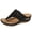 1Black, variant on Women's Wedge Sandals Flip Flops Flower Platform Sandals Cushion FootBed Summer Beach Shoes