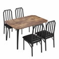 thumbnail image 2 of Kitchen Table with Chairs, 1 Table + 2 Chairs, Vintage, 2 of 9