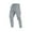 Gray, variant on WREESH Men's Sweatpants Cargo Pants Fashion Drawstring Elastic Waist Multi-Pocket Casual Sweat Length Pants Khaki