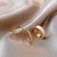 thumbnail image 1 of Anillo de traje femenino retro nicho personalidad anillo de perla anillo estilo frío alto sentido joyería de mano, 1 of 6