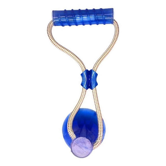 Pet Dog Molar Bite Toy Chew Toy Clean Teeth Strong Rope and Powerful Suction Cup for Tug and Chew