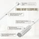 thumbnail image 5 of Puerta tipo acordeón AJAZZ Blackout invisible plegable gris oscuro, 5 of 9