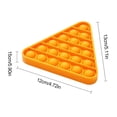thumbnail image 2 of Juguete Triangular De Burbujas De Empuje, Juguete Sensorial De Silicona Para Aliviar El Estrés, Juego De Mesa De Rompecabezas, Juguete Para Adultos, Niños, Regalos De Fiesta De Cumpleaños Speravity FN006429-00, 2 of 6
