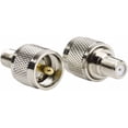 thumbnail image 1 of 259 RF Coaxial Adapter Pure Brass 50 Ohm for Antenna, 2 Pack, 1 of 3