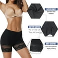 thumbnail image 4 of MANIFIQUE Women Slip Shorts for Under Dresses Anti Chafing Underwear Lace Boyshorts Panties for Summer, 4 of 7