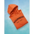 thumbnail image 3 of Gothic California 1992 Banner Hoodie Men -Image by Shutterstock, Male Large, 3 of 4