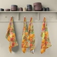 thumbnail image 5 of Dreamtimes Fish Scale Orange Kitchen Towels Set of 4 Dishcloths Hand Towels Tea Towels Ultra Absorbent for Cleaning Washing Drying Dishes Tableware 28'' x 18'', 5 of 7
