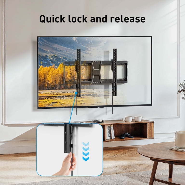 Mountftv Tilting TV Wall Mount for 37-82 Inch Flat Screens photo 5