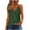 Army Green, variant on Fanxing Purple Summer Tank Tops for Women Loose Fit Pleated Tunics S Flowy Flared V Neck Sleeveless Tops (Women's S-2XL)