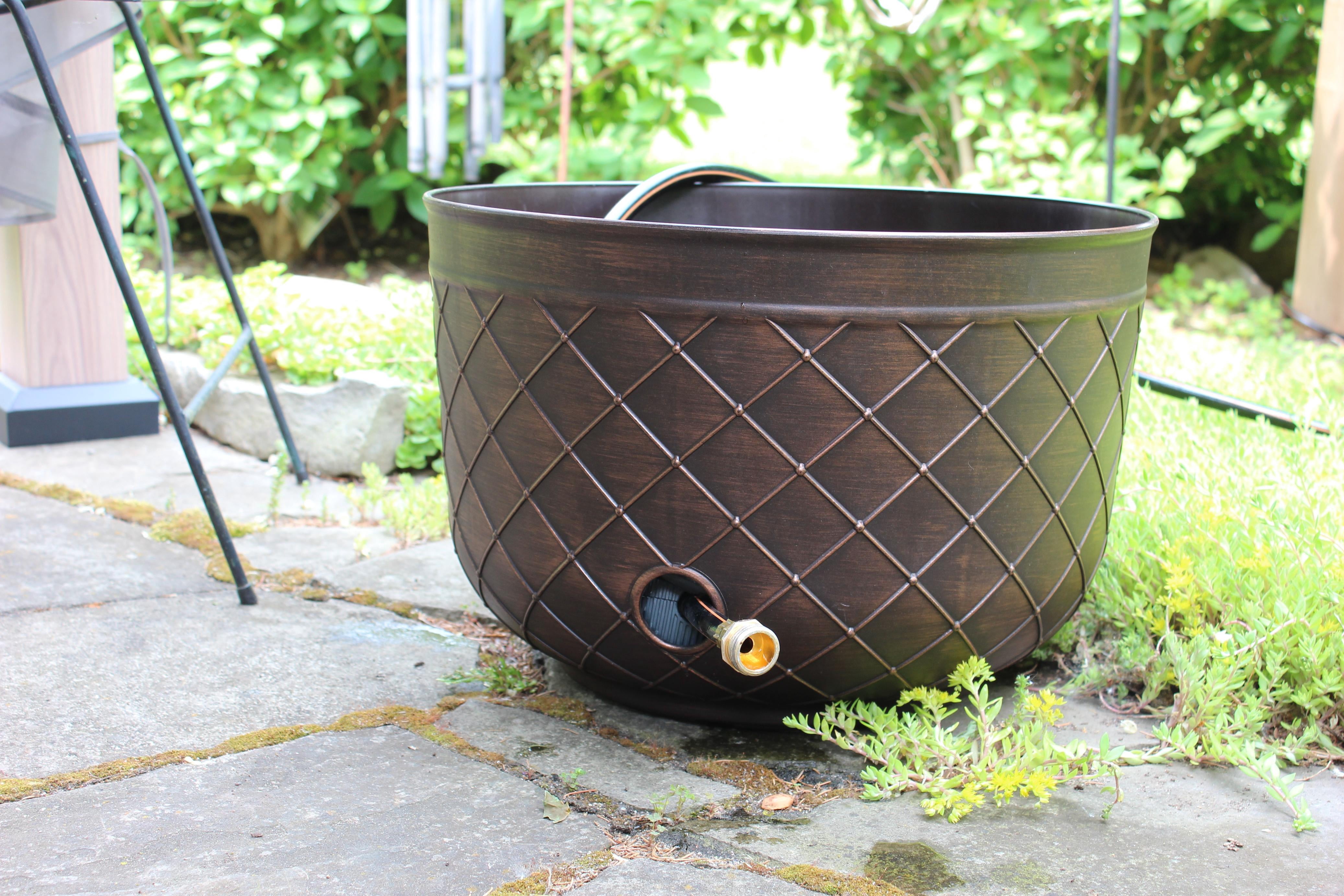 EMSCO 100 ft. Copper-Look Resin Garden Hose Hider, Decorative Outdoor Hose Cover