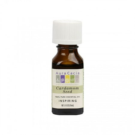 Essential Oil Cardamom Seed Aura Cacia 0.5 oz EssOil