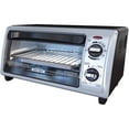 thumbnail image 3 of BLACK+DECKER 4-Slice 2-Knob Toaster Oven, Silver, TO1332SBD, 3 of 3