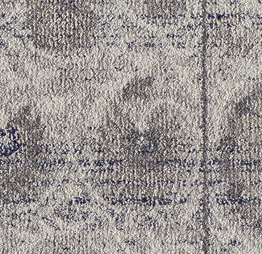 Rugs America Beverly Collection grey Ivory BV100B Transitional Abstract Area Rug 7'10" x 9'10"