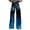Green, variant on Wide Leg Pants Woman High Waist Patterned Lightweight Loose Fit Casual Colorful Trouser Jeans Travel Pants