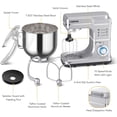 thumbnail image 4 of Dough Mixer 7.5 QT Electric Mixer - 660W 10 Speed Large Capacity Kitchen Stand Mixer with Whisk Dough Hook Mixing Beater Household Food Mixer for Baking Cakes Cookie Bread Salad, 4 of 8