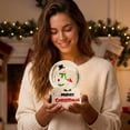 thumbnail image 6 of Fmbmuo Christmas Snow With Light Resin Glass Snowball Ornament Light Up Holiday Desktop Decor Xmas Gift For Kids Home Tabletop Decoration, 6 of 6