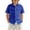 Blue, variant on Toddler Boys Summer Clothes Short Sleeve Button Down Dress Shirts Kids Collar Plain School