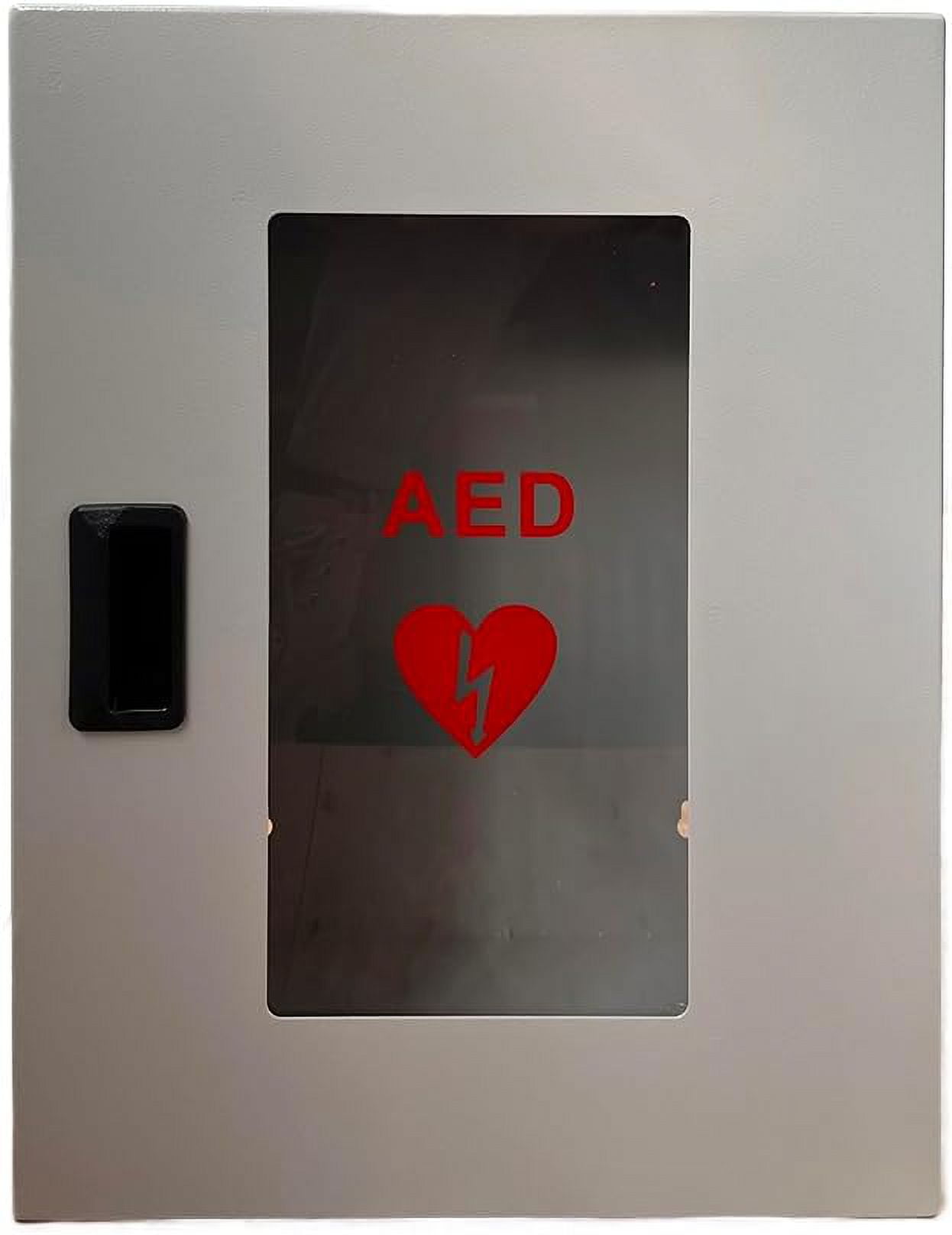 ISOP AED Defibrillator Storage Cabinet | Wall Mounted First Aid Box | Universal Cabinet for Emergency Equipment Fire Ladder, Evacuation Set or Rescue Survival Kit | Emergency Escape Ladder Locker