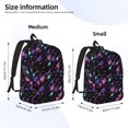 thumbnail image 2 of Fotbe Colorful Guitar Mochila de Lona con Estampado, Mochila Duradera, Mochila Versátil de Alta Calidad, Mochila Compacta Vintage-Small, 2 of 5