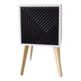 thumbnail image 3 of Buro Recamara Mueble Minimalista Blanco Con Negro Ensamblado, 3 of 3