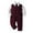 C, variant on Dpytoraw Toddler Boys Long Sleeve T Shirt Tops Vest Coat Pants Child Kids Gentleman Outfits Size 6-12 Months