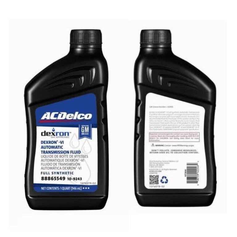 ACDelco Dexron VI Full Synthetic Automatic Transmission Fluid 6