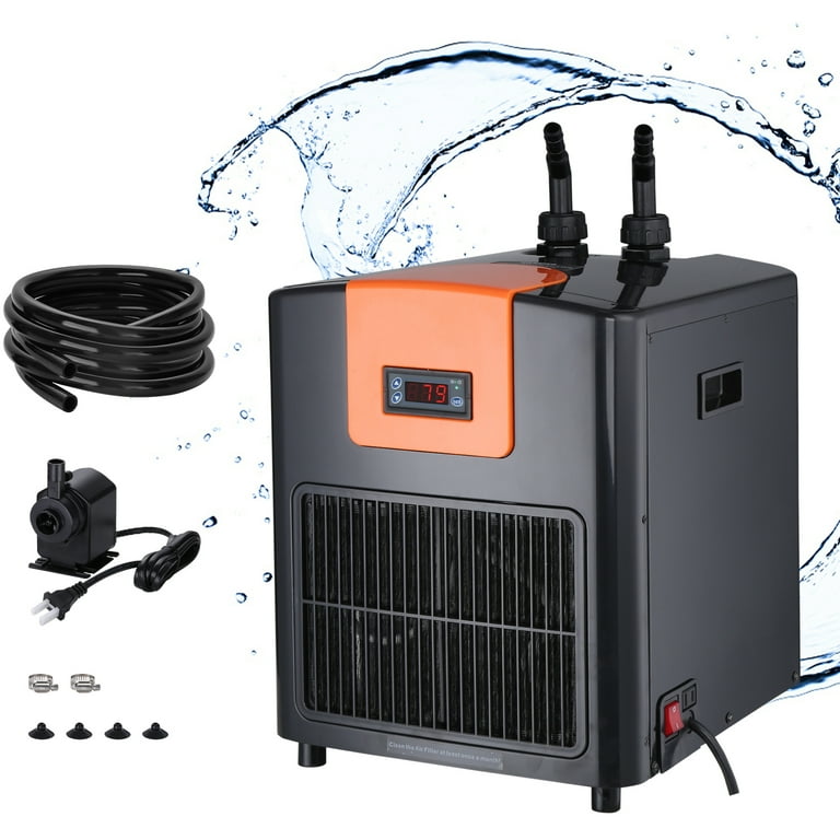 SKYSHALO Eco Cold Powered 1 4 HP 92 Gallon Fish Tank Cooler Hydroponics Aquarium Chiller Walmart