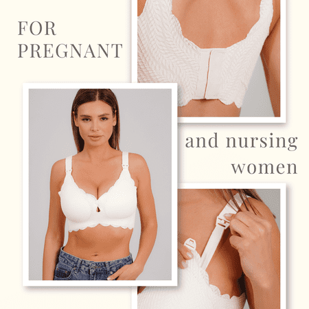 Comfortable nursing bra for pregnant and breastfeeding women