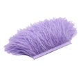 thumbnail image 2 of JUNWELL 1 Yard Dyed Ostrich Feather Fringe Trim Ribbon Embellishment Cream, 2 of 10
