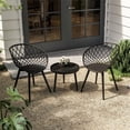 thumbnail image 2 of Jamesdar Kurv Plastic and Steel 24" Chat Table in Black, 2 of 3